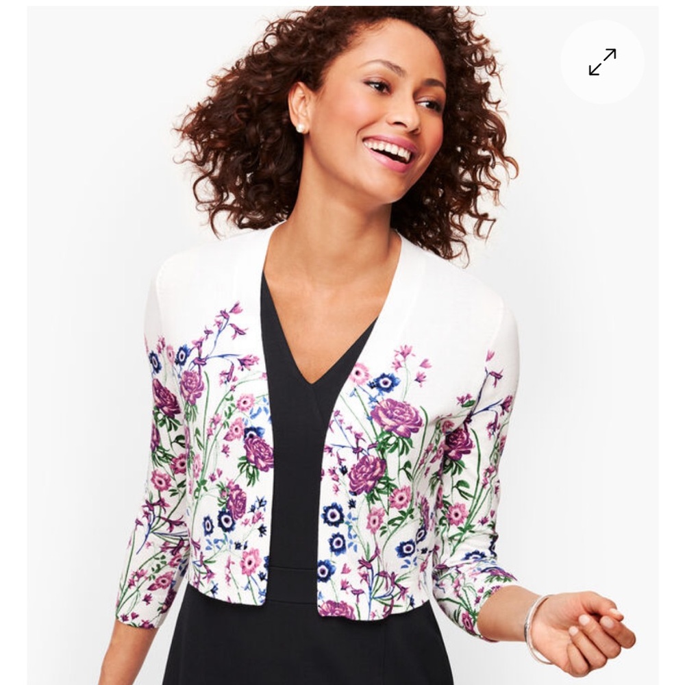 Talbots Garden Dress Shrug, size‎ small, NWT